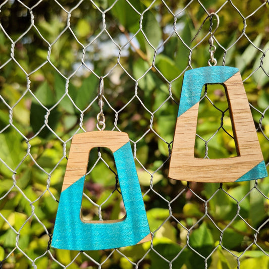 Boucle d'oreilles TRAPEZIA - Atelier CAPAGA