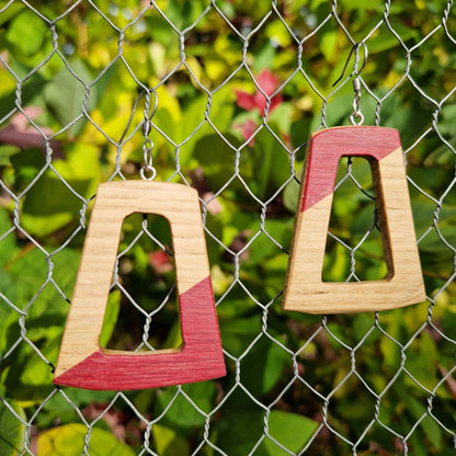 Boucle d'oreilles TRAPEZIA - Atelier CAPAGA