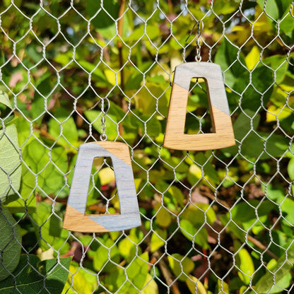 Boucle d'oreilles TRAPEZIA - Atelier CAPAGA