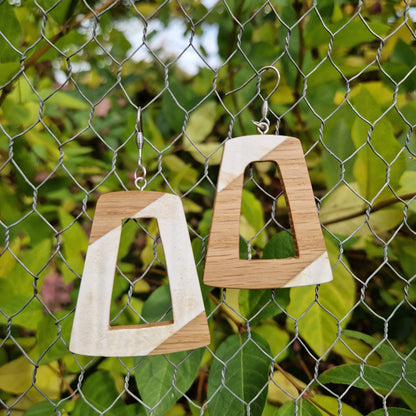 Boucle d'oreilles TRAPEZIA - Atelier CAPAGA