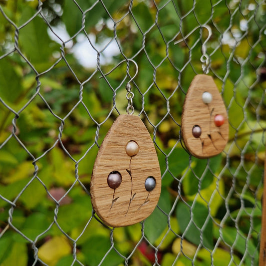 Boucles d'oreilles BOTANIA - Atelier CAPAGA